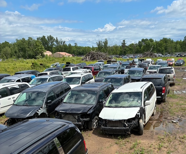 Used engine components and recycled auto parts at Bud Jones & Sons Auto Salvage