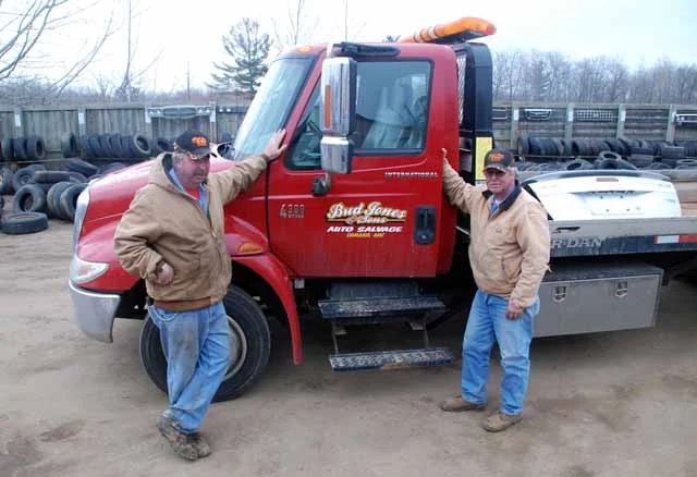Used auto parts and salvage inventory at Bud Jones & Sons Auto Salvage